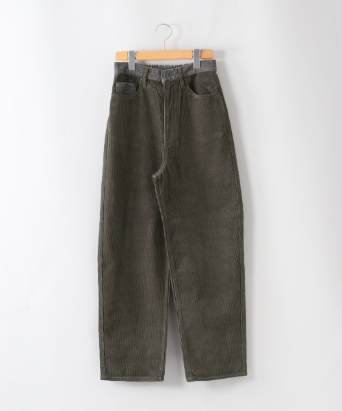 cepo（セポ）の「コーデュロイ　ハイウエストカーブパンツ（その他パンツ・レディース・カーキ/オフホワイト/ブルー・S/M）」の18枚目の写真