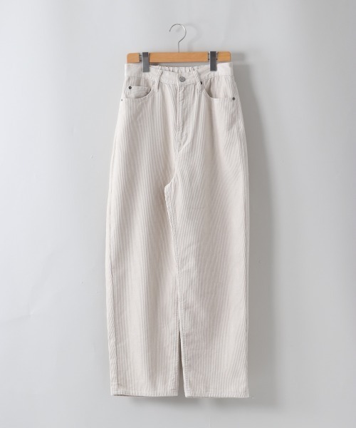 cepo（セポ）の「コーデュロイ　ハイウエストカーブパンツ（その他パンツ・レディース・カーキ/オフホワイト/ブルー・S/M）」の20枚目の写真