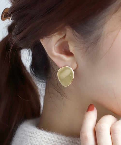 サークルプレートの艶めきイヤリング イヤリング Anemone アネモネ のファッション通販 Zozotown