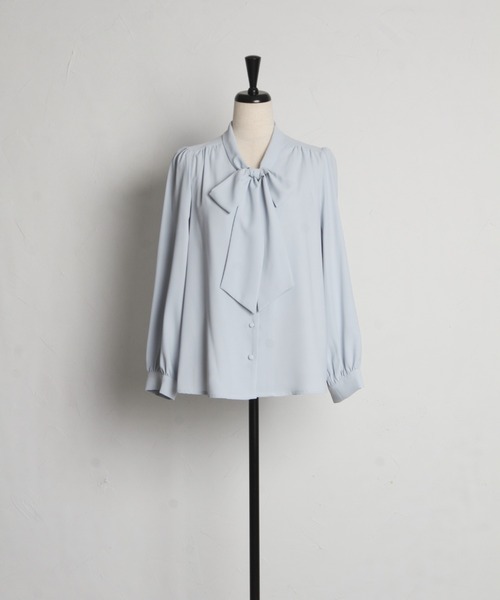 ZOZO限定再販】ボウタイりぼん長袖ブラウス（シャツ/ブラウス