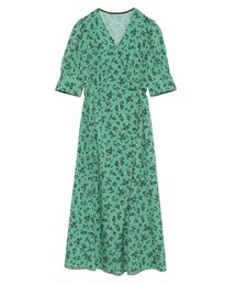 新品タグ付 リリーブラウン 花柄 カシュクール カーディガン ワンピース シアー 新品タグ付 リリーブラウン 花柄 カシュクール カーディガン