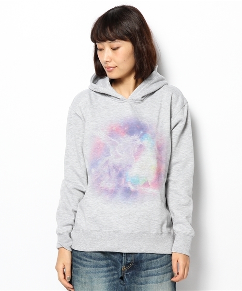 WEGO（ウィゴー）の「WEGO/ファンタジーパーカー（パーカー・レディース・オフホワイト/ホワイト系その他/杢グレー/ライトピンク・FREE）」の5枚目の写真