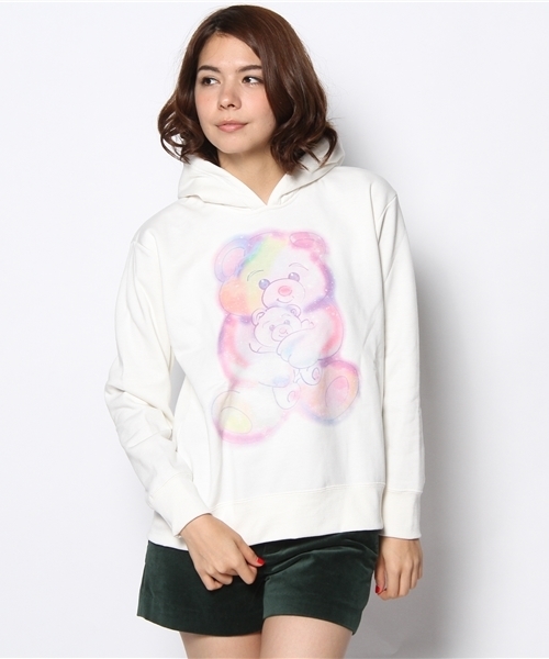 WEGO（ウィゴー）の「WEGO/ファンタジーパーカー（パーカー・レディース・オフホワイト/ホワイト系その他/杢グレー/ライトピンク・FREE）」の12枚目の写真