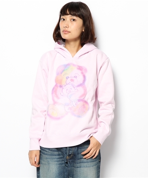 WEGO（ウィゴー）の「WEGO/ファンタジーパーカー（パーカー・レディース・オフホワイト/ホワイト系その他/杢グレー/ライトピンク・FREE）」の15枚目の写真