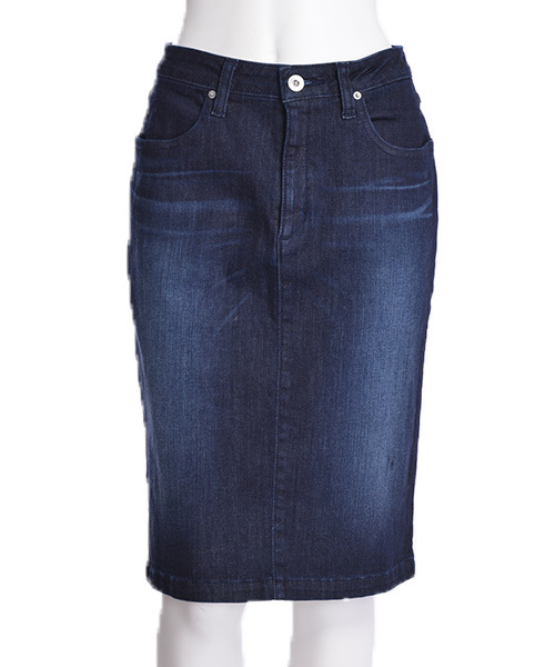 merry jenny(メリージェニー)の「DENIMタイトスカート(デニムスカート・レディース・ブルー/インディゴブルー・SMALL/MEDIUM)」の3枚目の写真