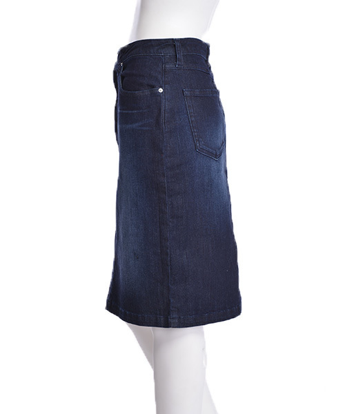 merry jenny(メリージェニー)の「DENIMタイトスカート(デニムスカート・レディース・ブルー/インディゴブルー・SMALL/MEDIUM)」の4枚目の写真