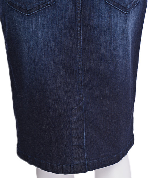 merry jenny(メリージェニー)の「DENIMタイトスカート(デニムスカート・レディース・ブルー/インディゴブルー・SMALL/MEDIUM)」の7枚目の写真