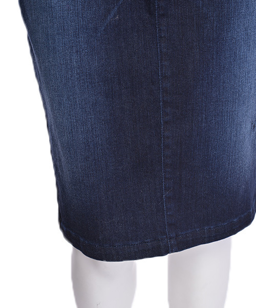 merry jenny(メリージェニー)の「DENIMタイトスカート(デニムスカート・レディース・ブルー/インディゴブルー・SMALL/MEDIUM)」の9枚目の写真