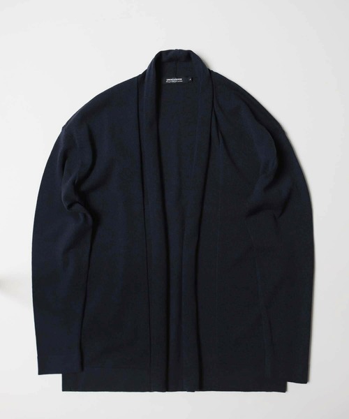 UNION STATION(ユニオンステーション)の「12GG天竺編みボタンレスショールカーディガン(カーディガン/ボレロ・メンズ・ネイビー/ブラック系その他/ベージュ系その他・S/M/L)」の17枚目の写真