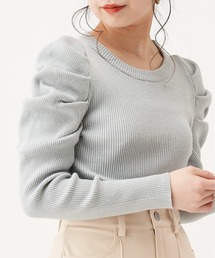 Chico | パワショルクルーリブニット(ニット/セーター)