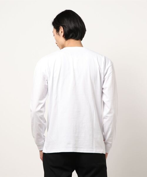 CERCA（チェルカ）の「BEYES/【POEMS】ワンポイント　カットソー（Tシャツ/カットソー・メンズ・ブラック/ホワイト/ベージュ・MEDIUM/LARGE）」の4枚目の写真
