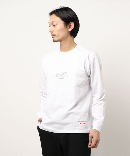 CERCA（チェルカ）の「BEYES/【POEMS】ワンポイント　カットソー（Tシャツ/カットソー・メンズ・ブラック/ホワイト/ベージュ・MEDIUM/LARGE）」の12枚目の写真