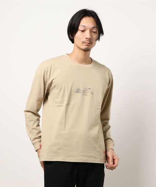 CERCA（チェルカ）の「BEYES/【POEMS】ワンポイント　カットソー（Tシャツ/カットソー・メンズ・ブラック/ホワイト/ベージュ・MEDIUM/LARGE）」の13枚目の写真