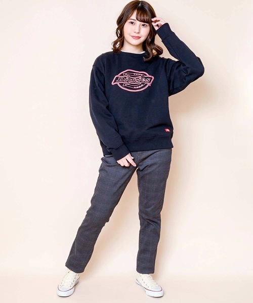 Dickies（ディッキーズ）の「【DICKIES/ディッキーズ】裏毛ロゴプリントスウェット/トレーナー　ビッグブランドロゴプリント（スウェット・レディース・イエロー/ホワイト/ブラック・LARGE/MEDIUM）」の10枚目の写真