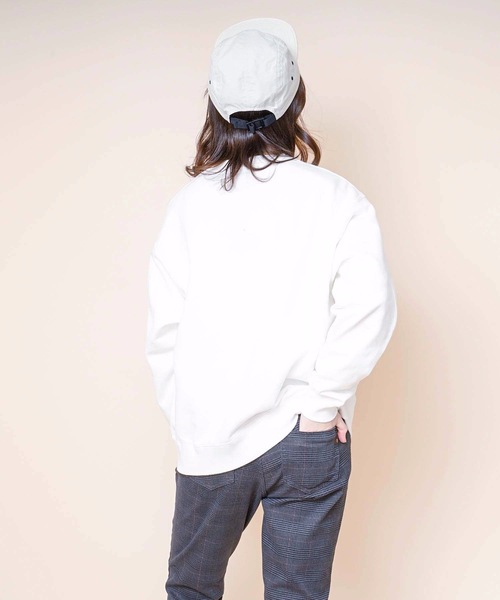 Dickies（ディッキーズ）の「【DICKIES/ディッキーズ】裏毛ロゴプリントスウェット/トレーナー　ビッグブランドロゴプリント（スウェット・レディース・イエロー/ホワイト/ブラック・LARGE/MEDIUM）」の8枚目の写真