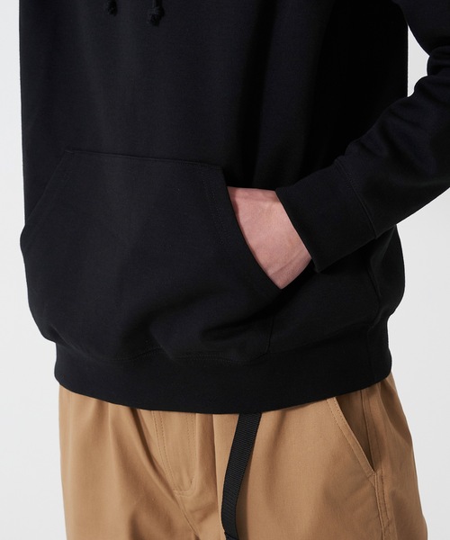 OUTDOOR PRODUCTS（アウトドアプロダクツ）の「防シワポンチ刺繍プルＰＫ パーカー　ワンポイント刺繍（パーカー・メンズ・ブラック/カーキ/パープル/アイボリー・MEDIUM/LARGE/X-LARGE）」の17枚目の写真