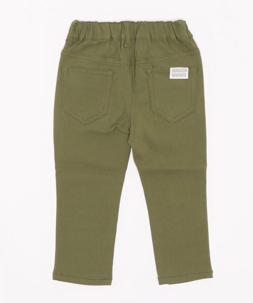 RUGGEDWORKS(ラゲッドワークス)の「スリムストレートツイルロングパンツ(チノパンツ・キッズ・カーキ/グレー/ベージュ・150/90/100/110/130/120/140)」の4枚目の写真