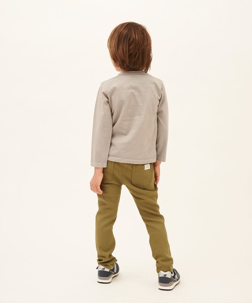 RUGGEDWORKS(ラゲッドワークス)の「スリムストレートツイルロングパンツ(チノパンツ・キッズ・カーキ/グレー/ベージュ・150/90/100/110/130/120/140)」の7枚目の写真
