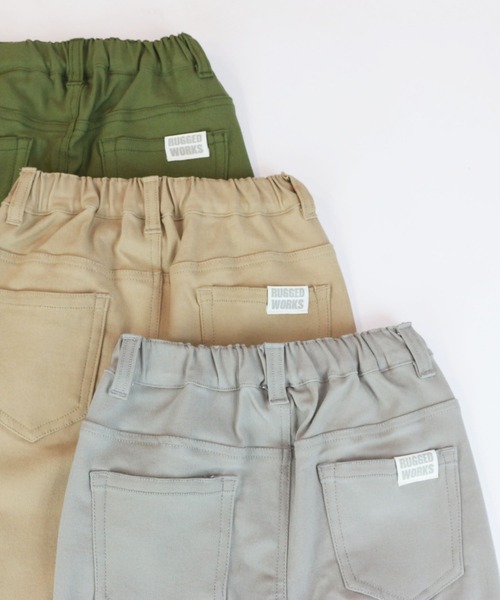 RUGGEDWORKS(ラゲッドワークス)の「スリムストレートツイルロングパンツ(チノパンツ・キッズ・カーキ/グレー/ベージュ・150/90/100/110/130/120/140)」の11枚目の写真