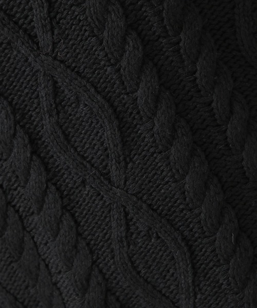 ROCKET x LUNCH（ロケットアンドランチ）の「ROCKET×LUNCH／DAMAGE KNITプルオーバー　2929028（ニット/セーター・レディース・ブラック・SMALL）」の9枚目の写真