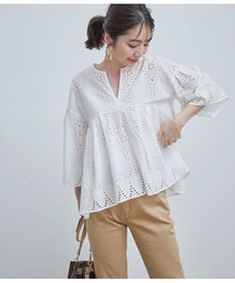 VIS | 【美人百花7月号掲載】エンブロイダリーレースブラウス(シャツ/ブラウス)