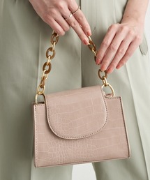 earth music&ecology | スクエアチェーンミニバッグ　＊(ハンドバッグ)