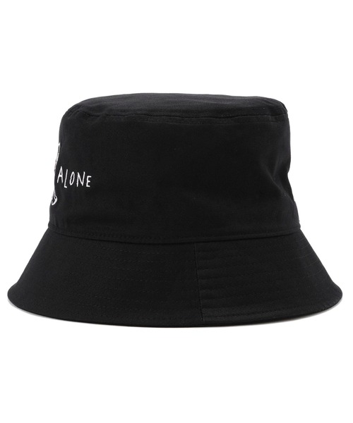 AZS TOKYO(アザストーキョー)の「AZS TOKYO/アザストーキョー/クライアローンバケットハット/CRY ALONE BUCKET(ハット・メンズ・ブラック・FREE)」の3枚目の写真