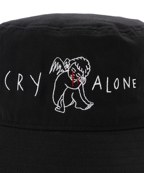 AZS TOKYO(アザストーキョー)の「AZS TOKYO/アザストーキョー/クライアローンバケットハット/CRY ALONE BUCKET(ハット・メンズ・ブラック・FREE)」の6枚目の写真