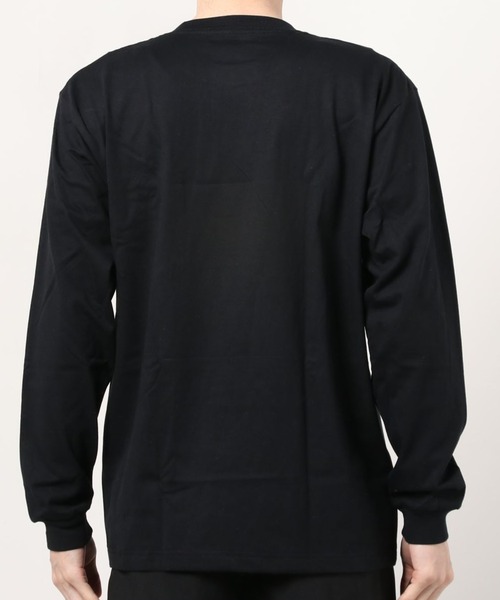 HANES（ヘインズ）の「Hanes/ヘインズ　ビーフィーポケットロングスリーブTシャツ（Tシャツ/カットソー・メンズ・ホワイト/グレー/ブラック・MEDIUM/X-LARGE/LARGE）」の9枚目の写真