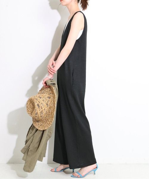 IENA LA BOUCLE（イエナラブークル）の「IENA LA BOUCLE Bizarre オールインワン◆（つなぎ/オールインワン・レディース・ブラック/ネイビー・FREE）」の7枚目の写真