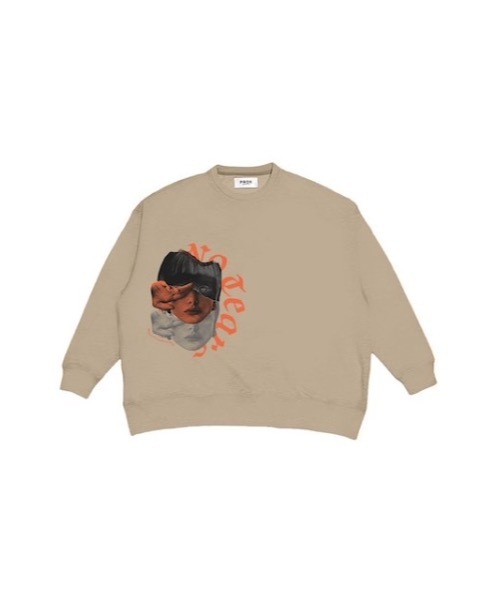 PARADOX（パラドックス）の「PRDX PARADOX TOKYO / GRAPHIC WIDE SWEAT(NO TEARS)-PX20-ES-02（スウェット・メンズ・ブラック/グレー・FREE）」の4枚目の写真