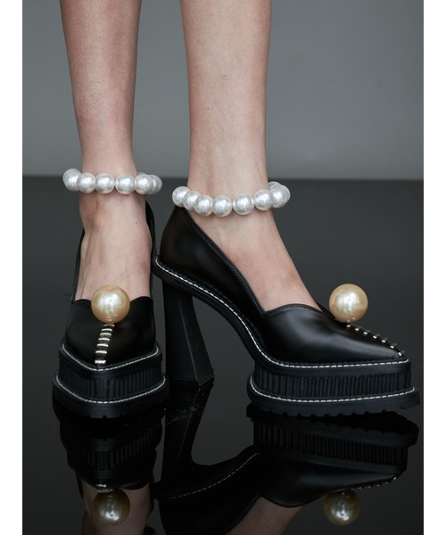 PAMEO POSE（パメオポーズ）の「Pearl Anklet & Clip For shoes