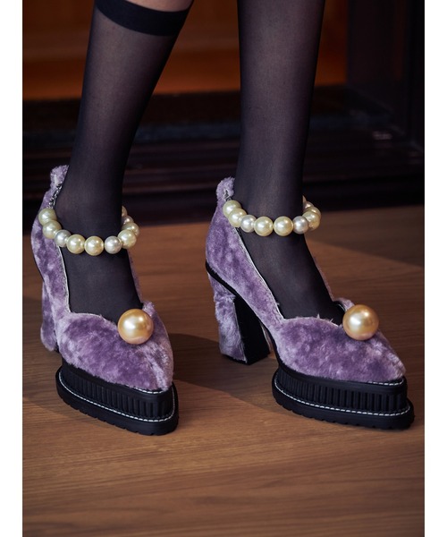 PAMEO POSE（パメオポーズ）の「Pearl Anklet & Clip For shoes