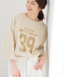 コットンスラブフットボールTEE【手洗い可能】◆