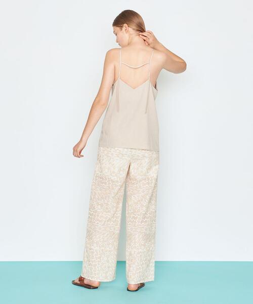 AEWEN MATOPH（イウエン マトフ）の「＜AEWEN MATOPH（イウエン マトフ）＞バッククロス キャミソール（キャミソール・レディース・ブラック/ベージュ・FREE）」の8枚目の写真