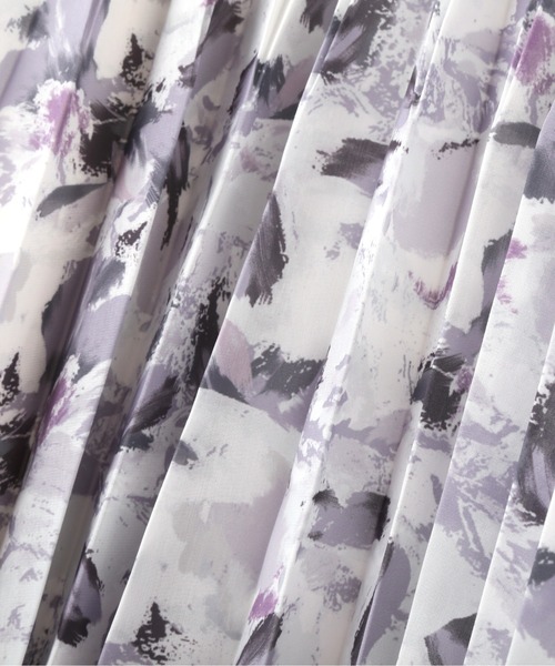 PROPORTION BODY DRESSING(プロポーションボディドレッシング)の「【吉岡里帆さん着用 美人百花6月号 掲載商品】 ヘイジープリーツスカート / 1211220503(スカート・レディース・ピンク/グレー・MEDIUM/SMALL)」の12枚目の写真