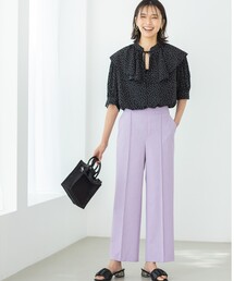 THE SHOP TK  | 【VERY6月号掲載】CARREMAN 美for ワイドパンツ(スーツパンツ)