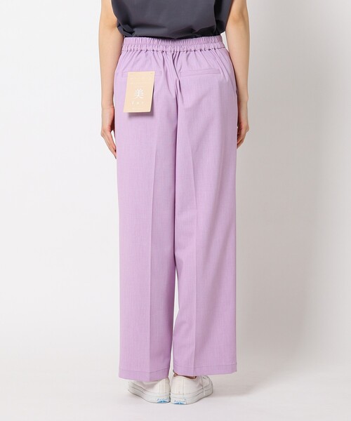 THE SHOP TK （ザ ショップ ティーケー ）の「◆【VERY6月号掲載】CARREMAN 美for ワイドパンツ（スーツパンツ・レディース・ベージュ/パープル/ベビーピンク/パープル系2・11/10/12/13/14）」の13枚目の写真