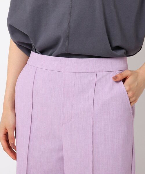 THE SHOP TK （ザ ショップ ティーケー ）の「◆【VERY6月号掲載】CARREMAN 美for ワイドパンツ（スーツパンツ・レディース・ベージュ/パープル/ベビーピンク/パープル系2・11/10/12/13/14）」の11枚目の写真