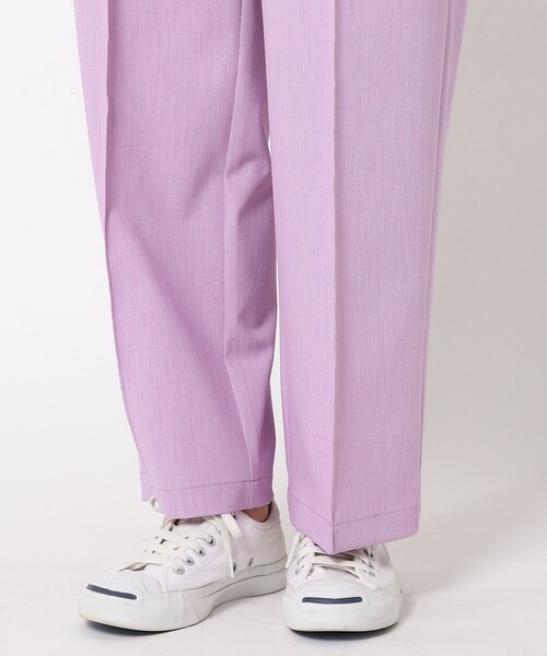 THE SHOP TK （ザ ショップ ティーケー ）の「◆【VERY6月号掲載】CARREMAN 美for ワイドパンツ（スーツパンツ・レディース・ベージュ/パープル/ベビーピンク/パープル系2・11/10/12/13/14）」の16枚目の写真