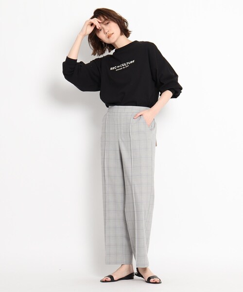 THE SHOP TK （ザ ショップ ティーケー ）の「◆【VERY6月号掲載】CARREMAN 美for ワイドパンツ（スーツパンツ・レディース・ベージュ/パープル/ベビーピンク/パープル系2・11/10/12/13/14）」の20枚目の写真