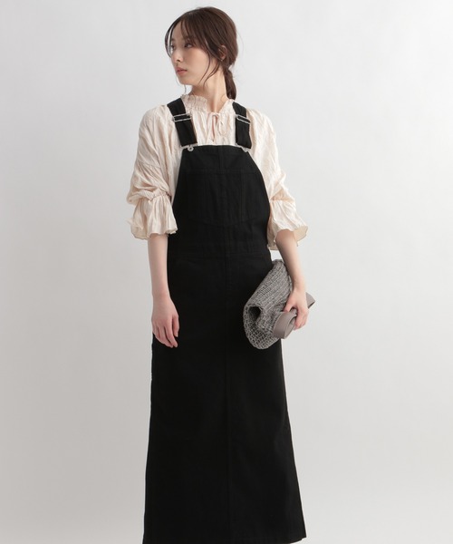 Andemiu（アンデミュウ）の「デザインティアードブラウス948040（シャツ/ブラウス・レディース・ブラック/ベージュ/オフホワイト・FREE）」の10枚目の写真