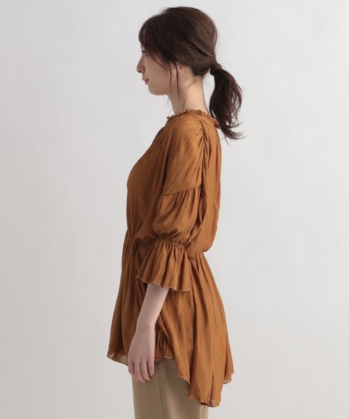 Andemiu（アンデミュウ）の「デザインティアードブラウス948040（シャツ/ブラウス・レディース・ブラック/ベージュ/オフホワイト・FREE）」の22枚目の写真