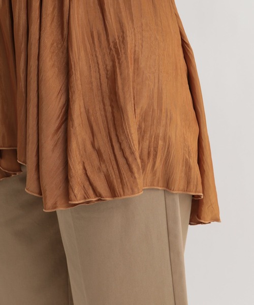 Andemiu（アンデミュウ）の「デザインティアードブラウス948040（シャツ/ブラウス・レディース・ブラック/ベージュ/オフホワイト・FREE）」の18枚目の写真