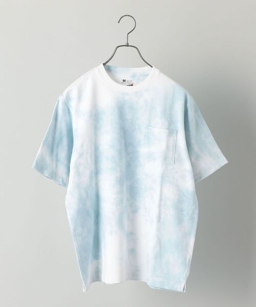 SCREEN STARS(スクリーンスターズ)の「SHIPS: SCREEN STARS タイダイ染め Tシャツ(Tシャツ/カットソー・メンズ・ライトグレー/ライトブルー/ピンク・SMALL/MEDIUM/LARGE)」の3枚目の写真