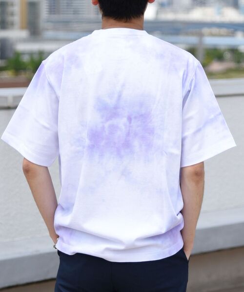 SCREEN STARS(スクリーンスターズ)の「SHIPS: SCREEN STARS タイダイ染め Tシャツ(Tシャツ/カットソー・メンズ・ライトグレー/ライトブルー/ピンク・SMALL/MEDIUM/LARGE)」の6枚目の写真