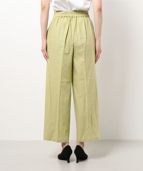 ELVENCE DEUX(エルベンスドゥ)の「レーヨンアサワイドPT(その他パンツ・レディース・ベージュ/ブルー/グリーン/キナリ・S/M/L)」の6枚目の写真