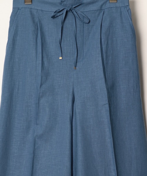 ELVENCE DEUX(エルベンスドゥ)の「レーヨンアサワイドPT(その他パンツ・レディース・ベージュ/ブルー/グリーン/キナリ・S/M/L)」の9枚目の写真