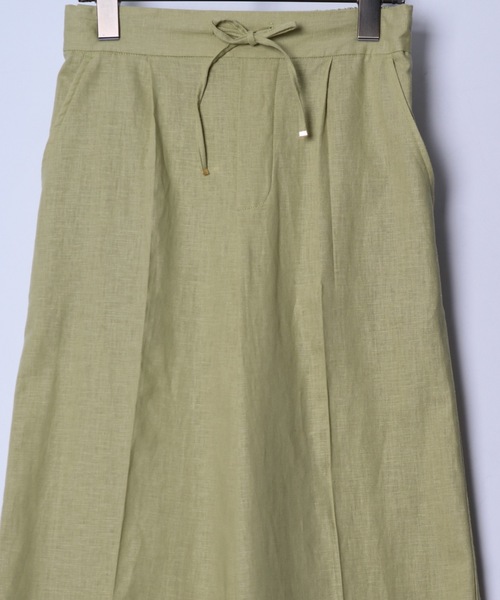 ELVENCE DEUX(エルベンスドゥ)の「レーヨンアサワイドPT(その他パンツ・レディース・ベージュ/ブルー/グリーン/キナリ・S/M/L)」の11枚目の写真