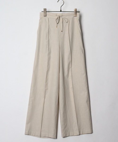 ELVENCE DEUX(エルベンスドゥ)の「レーヨンアサワイドPT(その他パンツ・レディース・ベージュ/ブルー/グリーン/キナリ・S/M/L)」の14枚目の写真